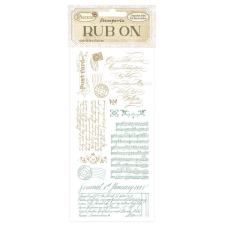 Stamperia Kaparós matrica Precious - Post Card - Rub-On (1 ív) matrica