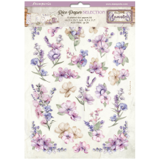Stamperia Lavender Rizspapír készlet A4 Rice Paper Selection (6 ív) decoupage papír