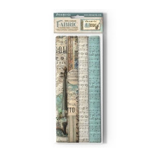 Stamperia Music Textíl lapok 12&quot; (30 cm) Fabric lap (4 ív) matrica
