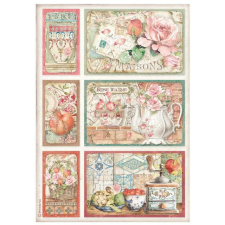 Stamperia Rizspapír A4, Casa Granada kártyák / Stamperia Rice Paper (1 ív) decoupage papír