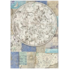 Stamperia Rizspapír A4, Cosmos Infinity zodiac / Stamperia Rice Paper (1 ív) decoupage papír
