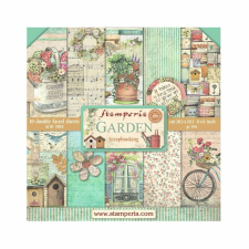 Stamperia scrapbook papír készlet - Garden 20cm x 20cm dekorációs kellék
