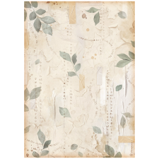 Stamperia Secret Diary Rizspapír A4 Leaves Rice Paper (1 ív) decoupage papír
