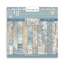 Stamperia Silent Sea Papírkészlet 12" (30 cm) Maxi Background (10 ív) decoupage papír