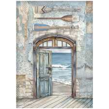 Stamperia Silent Sea Rízspapír A4 Door Rice Paper (1 ív) decoupage papír