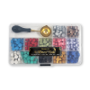 Stamperia Viaszgyöngy készlet - olvasztó kanállal Wax set 12 colors and spoon (12 szín)