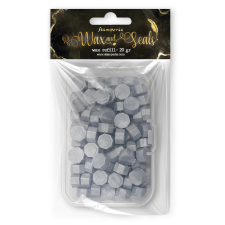 Stamperia Viaszgyöngy Light silver Wax Refill (20 gr) pecsételés