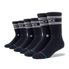 Stance basic 3 pack crew zokni unisex fekete m férfi zokni