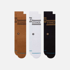  Stance basic 3 pack crew zokni unisex színes l