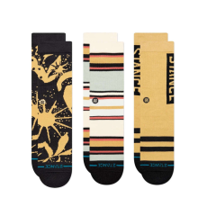  Stance dunes 3 pack zokni unisex barna l