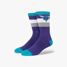  Stance nba charlotte hornets st crew zokni unisex lila l