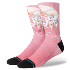 Stance races zokni unisex rózsaszín l férfi zokni