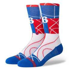  Stance zone philadelphia 76ers zokni unisex kék l