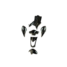 Standard Parts Burkolatkészlet 6 db. fekete Kymco Agility 50 / 125 (kétüléses) egyéb motorkerékpár alkatrész