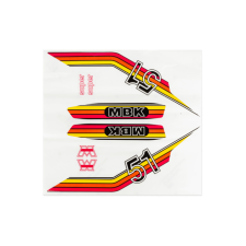 Standard Parts Grafikai készlet narancs/piros/sárga MBK 51 (8 db) egyéb motorkerékpár alkatrész