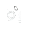 Standard Parts Hátsó lánckerék 42 fogú MBK 51S (Grimeca felnik 98mm) Standard Parts Kategorizálatlan termékek