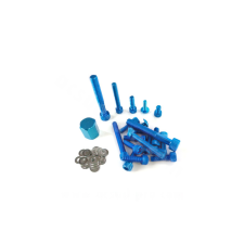 Standard Parts Öltöztető idomszerelő készlet EGY MBK Booster/Yamaha BW's eloxált kék egyéb motorkerékpár alkatrész