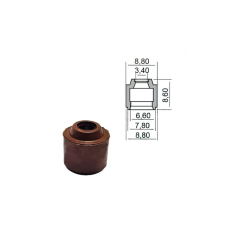 Standard Parts Szelepszár szimmering - eredeti Yamaha 50 köbcentis 4 ütemű 3V egyéb motorkerékpár alkatrész