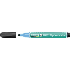 Stanger Flipchartmarker Stanger FM335 kerek 1-3 mm fekete filctoll, marker
