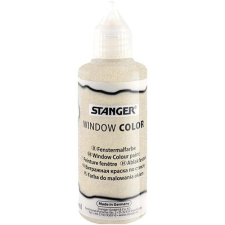 Stanger Kreatív üvegmatrica festék Stanger 80 ml csillám arany üvegfesték