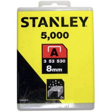 Stanley by Black & Decker A típusú zárójelek 5000 db Stanley by Black & Decker 1-TRA205-5T (1-TRA205-5T) gemkapocs, tűzőkapocs