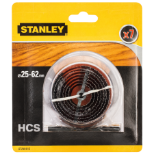 Stanley LYUKFŰRÉSZ KÉSZLET 25-62MM 15MM MÉLYSÉG HCS barkácsgép tartozék