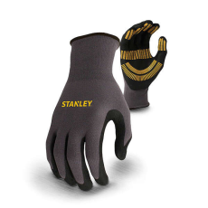 Stanley Vízálló markolatú, latex munkavédelmi kesztyű, csúszásgátlóval, 9-es méret, STANLEY