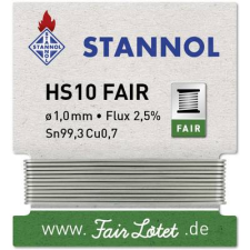 Stannol Forrasztóón Tekercs Stannol HS10-Fair Sn99.3Cu0.7 5 g 1.0 mm (599106) forrasztási tartozék