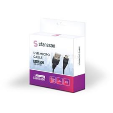 STANSSON 50cm USB micro kábel (CS-204-D) kábel és adapter