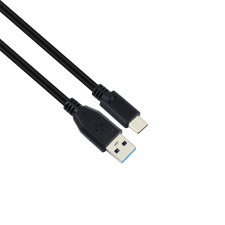STANSSON CZ-248-D USB-A apa - USB-C apa 3.2 Adat és töltőkábel - Fekete (2m) kábel és adapter