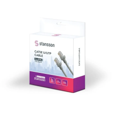 STANSSON UTP CAT5E Összekötő Bézs 3m CS-216-D kábel és adapter