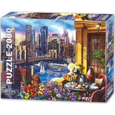 Star Puzzle Puzzle 2000 City éjjel - New York puzzle, kirakós