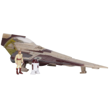 Star Wars - Csillagok háborúja Micro Galaxy Squadron 13 cm-es jármű figurával - Jedi Starfighter ... autópálya és játékautó