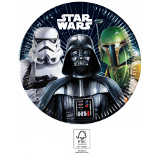  Star Wars Galaxy papírtányér 8 db-os 20 cm FSC party kellék