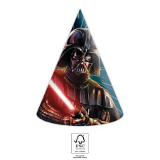 Star Wars Galaxy parti kalap, csákó 6 db-os FSC party kellék