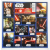  Star Wars matrica 16x16cm, többféle