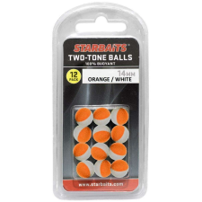  Starbaits two tones balls 10mm narancs/fehér 12db lebegő golyó bojli, aroma