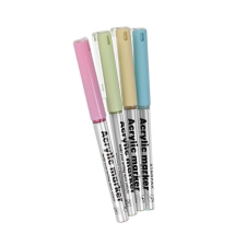 STARKPAK akril filctoll készlet – pasztell színek, 4 db 548337 filctoll, marker