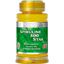 Starlife Spiruline 500 Star 60 db tabletta, Spirulina alga - StarLife vitamin és táplálékkiegészítő