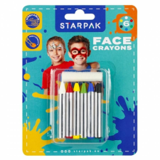 Starpak 6 színű arcfestő kréta (528375) szépségszalon