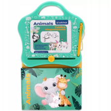 Starpak Állatos Mágneses Rajztábla és Színezőkönyv - 552502 (STK TAB9) kreatív és készségfejlesztő