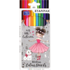 Starpak Ballerina Színesceruza Készlet - 12 db-os (ET837841/ALL)