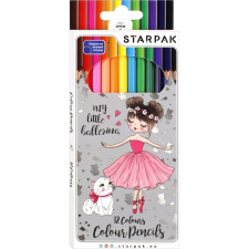 Starpak Ballerina Színesceruza Készlet - 12 db-os (ET837841/ALL) színes ceruza