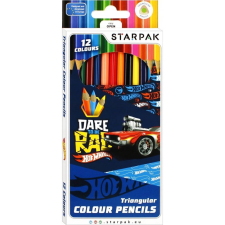 Starpak Hot Wheels Háromszög Színesceruza Készlet - 12 db-os (ET837797/ALL) színes ceruza