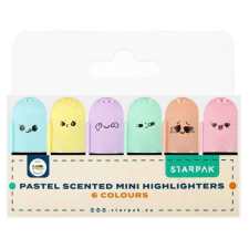 Starpak mini szövegkiemelő - 6 darabos - pasztell színek filctoll, marker