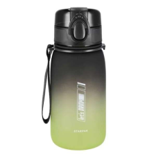 Starpak műanyag kulacs 400ml - Black-Green kulacs, kulacstartó