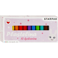 Starpak Nyuszis gyurma - 12 színű (536771) (STK PLA126) kreatív és készségfejlesztő