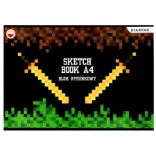Starpak Pixel Game A/4 vázlatfüzet - 20 lapos kreatív és készségfejlesztő