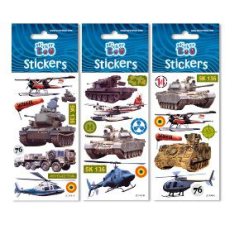 Starpak Sticker Boo 225022 Harci Járművek Matrica 6x18 cm (225022) kreatív és készségfejlesztő