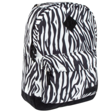 Starpak Zebra mintás hátizsák, iskolatáska iskolatáska